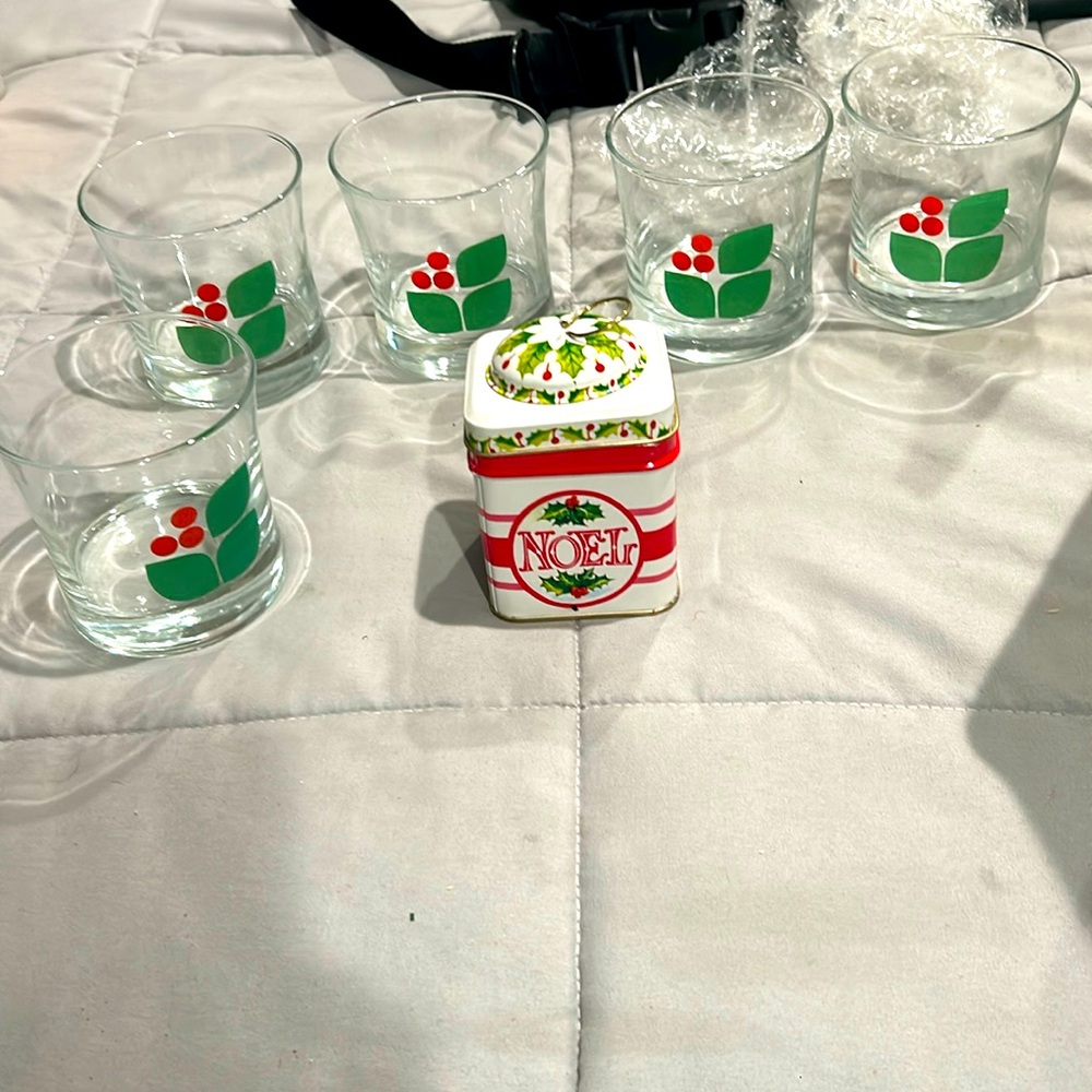 I have five new vintage Libby glasses stored in a attic for 50 years plus candle